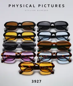 Detail view of square frame sunglasses showing size parameters 51-22-145 and model ZN3927
