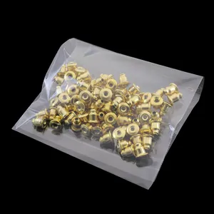 Professional Metal Bullet Earring Backs DIY Jewelry Making Findings Electroplated Gold Silver Earring Stoppers Supplies