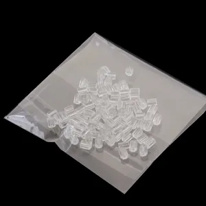 Octagonal Plastic Earring Backs Transparent Silicone Earring Stoppers Ear Nut Jewelry Findings For DIY Ear Stud Accessories