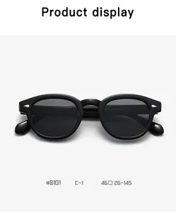 Detail view of vintage Wellington frame sunglasses with silver diamond studs and size specs