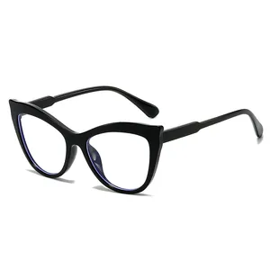 Γυναικεία Retro Cat Eye Anti Blue Light Γυαλιά Σκελετός από Κράμα Φακός AC Μόδα Πεταλούδα Σκελετός Γυαλιών Οπτικά Γυαλιά με Διάφανους Φακούς