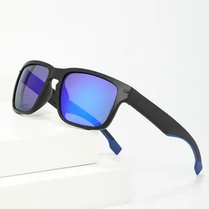 Sports Polarized Sunglasses For Men Women UV400 Protection Square Frame Cycling Driving Fishing Outdoor Eyewear PC TAC
