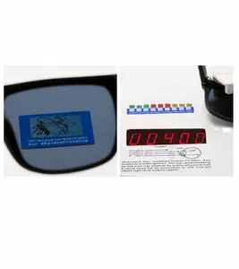 Polarized sunglasses test showing UV400 protection and glare reduction features
