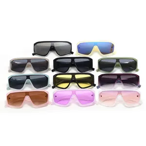 Lunettes de soleil bouclier futuristes en 11 couleurs avec verres protecteurs UV