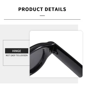 Detailaufnahme der stabilen Metallscharniere an der schwarzen Nietensonnenbrille