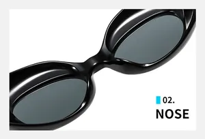 Gros plan sur le pont de nez ergonomique des lunettes de natation noires professionnelles