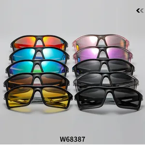 Collection de lunettes de cyclisme polarisées en dix coloris de monture et verres miroirs
