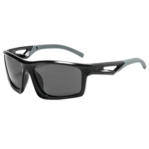 Lunettes de Soleil de Sport Polarisées pour Cyclisme Extérieur Monture PC Lentilles TAC Antidérapant Protection UV Unisexe