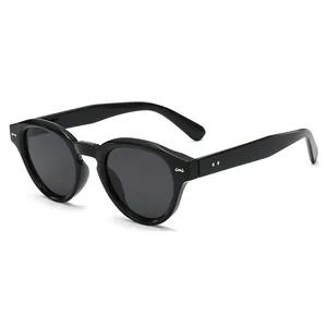 Vintage Round Frame Sunglasses For Men Women PC Frame PC Lens UV400 Protection Fashion Retro Street Style Sun Glasses