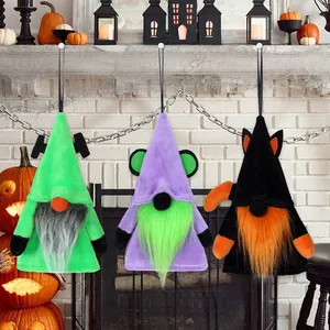 Halloween Gnome Hanging Decorations Plush Faceless Old Man Ornaments For Haunted House Party Home Door Wall Hanging Decor