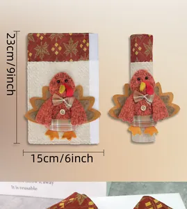 Detalle de fundas de mango de nevera pavo con dimensiones de 23cm por 15cm