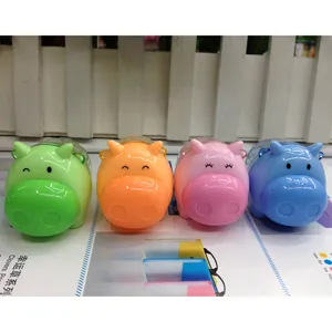 Temperini a doppio foro a forma di vitello in quattro colori vivaci per bambini di scuola