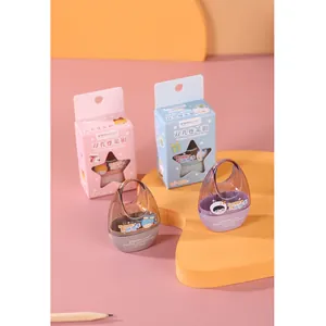 Creative Cartoon Manual Pencil Sharpener With Double Hole Design Dobby Ice Season Student Stationery School Supplies Gift For Kids