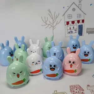 Cute Cartoon Rabbit Pencil Sharpener Manual Plastic Mini Stationery For School Kids Students Desktop Decoration Gift Office Supplies