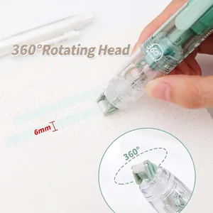 Primer plano del bolígrafo adhesivo de 6mm con cabezal giratorio 360 para manualidades