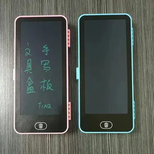 Trousse à Crayons Multifonctionnelle avec Tablette d'Écriture LCD Boîte de Papeterie Scolaire Portable avec Fonction d'Effacement pour Enfants Étudiants Cadeau