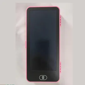 Tablette d'écriture LCD rose pour enfants avec bouton d'effacement pour dessin