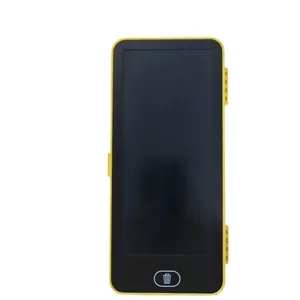 Tablette d'écriture LCD jaune pour étudiants avec fonction d'effacement rapide
