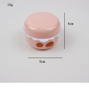 Details zum rosafarbenen Burger-Anspitzer mit 15g Gewicht und Maßen von 4cm x 5cm