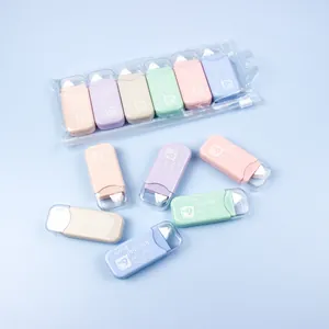 Double Sided Glue Tape Macaron Colored Adhesive Tape Pen For Scrapbooking DIY Crafts Student School Office Stationery Supplies