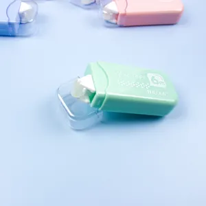 Mini macaron-colored double-sided adhesive dot tape pen for students, 6m length