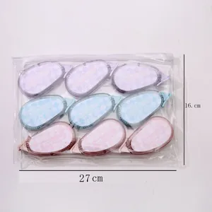 Pack de 9 dispensadores de cinta adhesiva en colores pastel con estuche de almacenaje