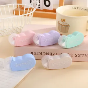 Macaron Farben Punktklebeband Für Studenten Büro DIY Scrapbooking Doppelseitiges Klebeband Stift Schule Schreibwaren Zubehör