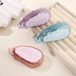 Set de 3 dispensadores de cinta adhesiva de doble cara transparente para manualidades