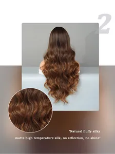Détail de la texture de la fibre mate résistante à la chaleur avec dégradé de marron