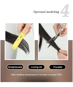 Detailed guide for lace front wig styling including trimming, straightening and curling tips