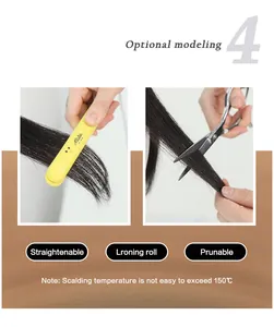 Details zur hitzebeständigen Wellenperücke: stylbar bis 150℃ und individuell kürzbar