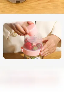 Macro shot of double-layer pink salad cup showing separate compartments for oats and fruits