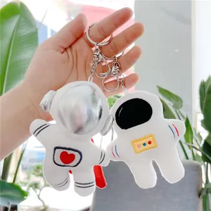Cute Astronaut Plush Keychain Spaceman Stuffed Toy Bag Pendant Space Explorer Keyring Accessory For Kids Adult Gift