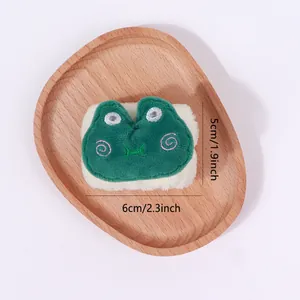 Niedliche Frosch-Plüsch-Handgelenkbänder zum Waschen mit weicher Mikrofaser