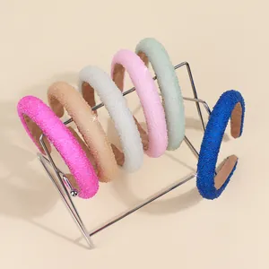Cerchietto Imbottito con Strass di Lusso per Donna Cerchietto con Perline Luccicanti a Tesa Larga Accessori per Capelli Moda