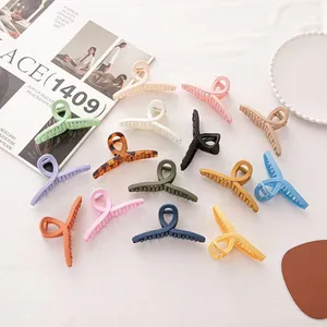 Pinza per Capelli Smerigliata Minimalista per Donna Grande Clip a Squalo Opaca Fermaglio per Capelli a Tenuta Forte Accessori
