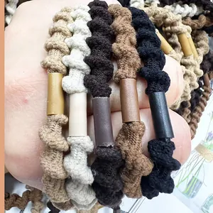 High Elasticity Braided Spiral Hair Ties For Women Girls Solid Color Ponytail Holder Simple Elegant Daily Hair Accessories