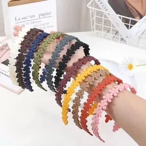 Cerchietto Per Capelli Con Fiori Colori Pastello Opaco Per Donna Dolce Fascia Con Margherite Antiscivolo In Plastica