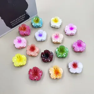 Pinze per capelli a fiore da 4 cm in 15 colori perlati per acconciature da donna