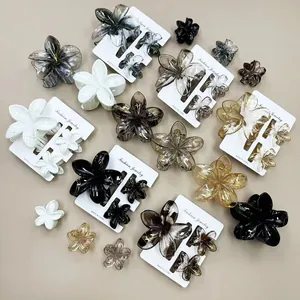 Elegante Plumeria Blume Haarkralle Für Damen Harz Bauhinia Haarklammern Florale Haarschmuck Für Resort Reisen