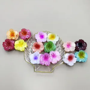 Set di mollette per capelli a fiore da 4 cm con design a rosetta in varie tonalità
