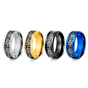 Men Stainless Steel Ring Celtic Knot Vintage Nordic Viking Band Fashion Accessory Jewelry