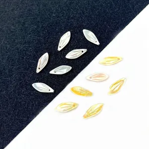 Natürliche Meeresmuschel Blütenblatt Blatt Lose Perlen Für DIY Halskette Ohrring Schmuckherstellung Exquisite Muschel Anhänger Damen Handarbeit
