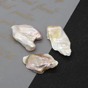 Cuentas de Perlas Barrocas Artificiales Naturales Irregulares Perlas Artificiales Sueltas Grandes Para Collar Pendientes DIY Accesorios Joyería