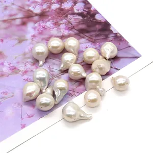 Natuurlijke barokke parels in crèmewit voor het maken van handgemaakte DIY sieraden