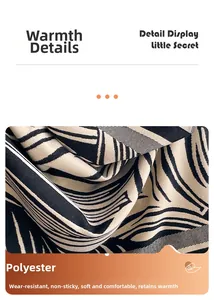 Detail display of soft polyester scarf showing wear-resistant and anti-pilling fabric texture