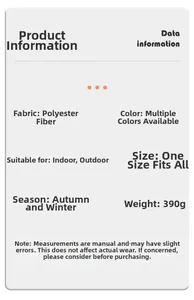 Detailed fabric specs for 390g polyester jacquard scarf featuring magnolia patterns