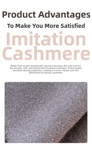 Close-up of imitation cashmere fabric showing soft texture and fine floral embroidery