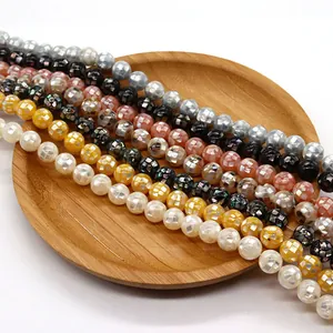 Gefacetteerde natuurlijke parelmoer kralen in diverse kleuren voor DIY sieraden