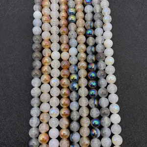 Detailweergave van gekleurde drakenader agaat kralen voor DIY sieraden maken en hobby